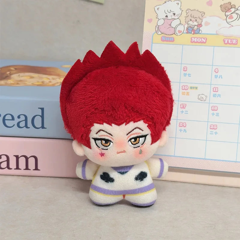 10cm HUNTER×HUNTER Plush Doll Pendant Hisoka Illumi Zoldyck Chrollo Lucilfer Stuffed Toy For Anime Fans
