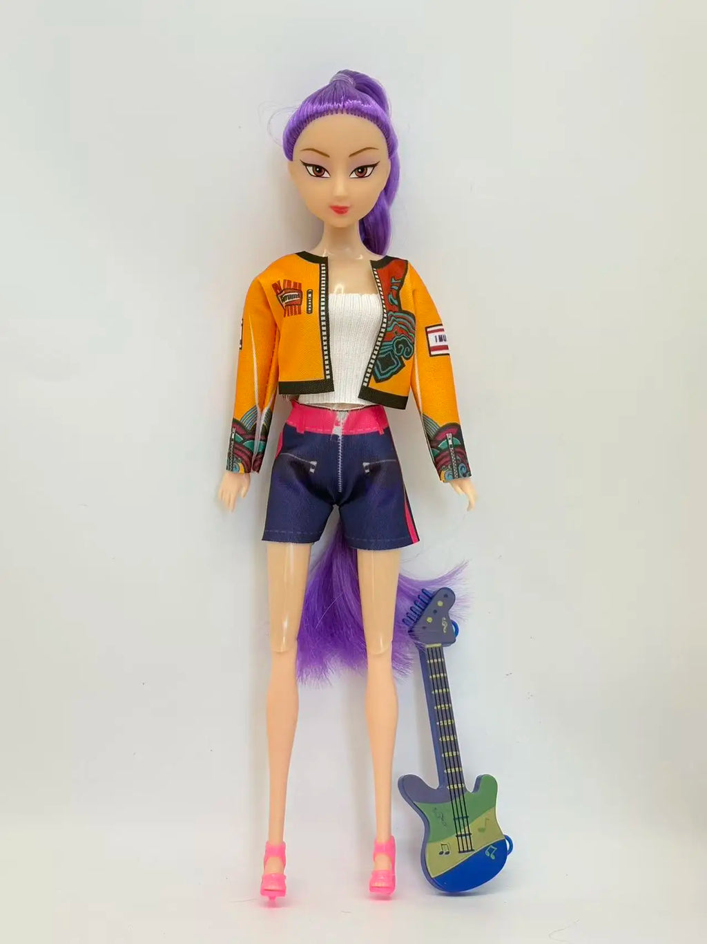 2026 New Movable Joint Doll with Musical Instrument Decor, Children's Birthday Gift, Trendy Toy Accessory, Gift for Best Friend