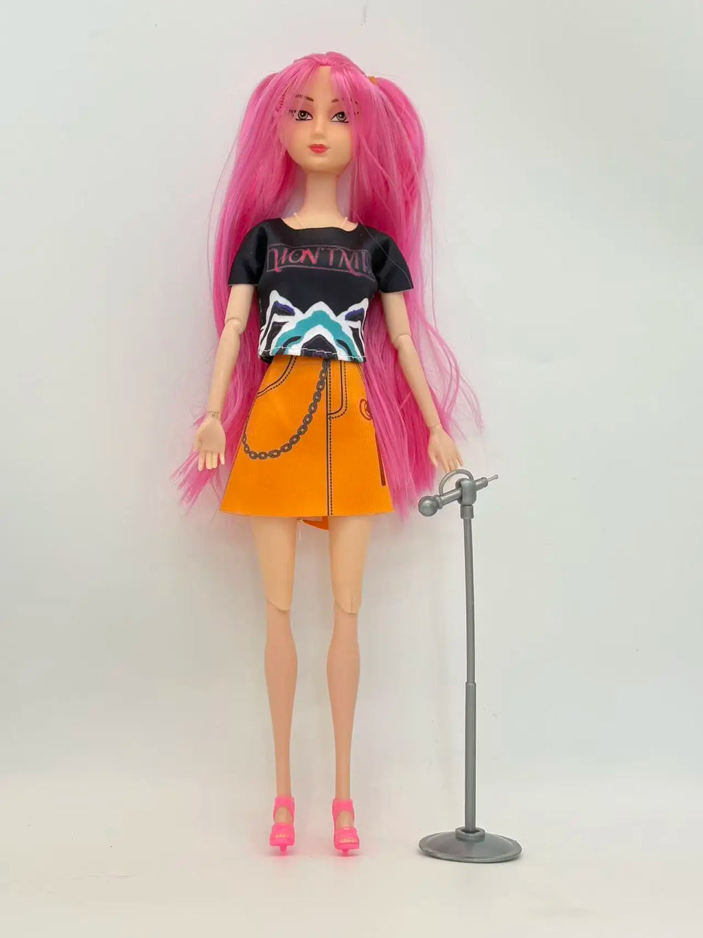 2026 New Movable Joint Doll with Musical Instrument Decor, Children's Birthday Gift, Trendy Toy Accessory, Gift for Best Friend