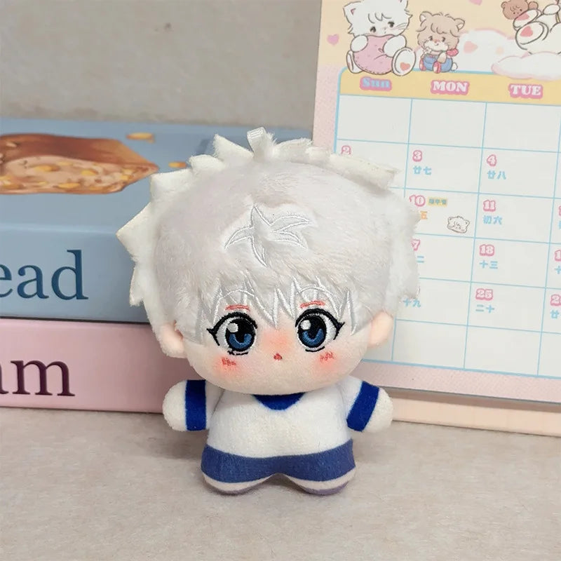 10cm HUNTER×HUNTER Plush Doll Pendant Hisoka Illumi Zoldyck Chrollo Lucilfer Stuffed Toy For Anime Fans