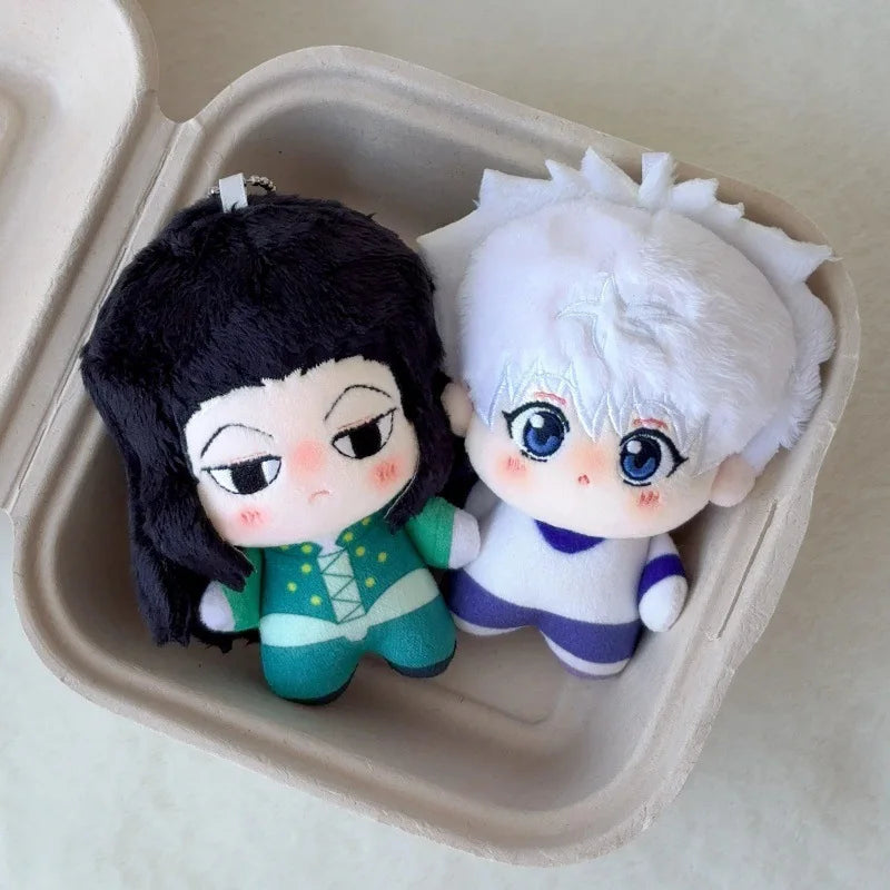 10cm HUNTER×HUNTER Plush Doll Pendant Hisoka Illumi Zoldyck Chrollo Lucilfer Stuffed Toy For Anime Fans